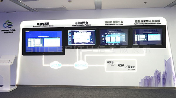 深信服展廳云計算現場(chǎng)圖